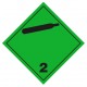 Plaque Gaz inflammables non toxique (transport international)