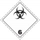 Plaque matières infectieuses 6-2 (transport international)