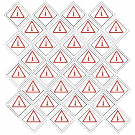 Etiquette produits chauds