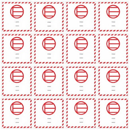 Etiquette quantité exceptée