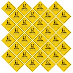 Etiquette oxygene medical à bord
