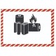 Etiquette de danger Piles et batteries au lithium / sodium