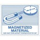 Etiquette spécifique IATA « MAGNETIZED MATERIAL »