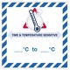 Etiquette IATA Time and Temperature sensitive