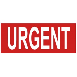 Etiquette urgent