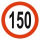 Panneau limitation vitesse 140 KM/H