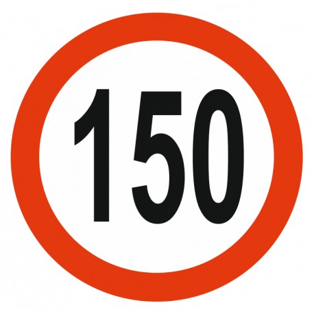 Panneau limitation vitesse 140 KM/H Panneau limitation vitesse 140 KM/H