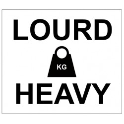 Etiquettes lourd (heavy)