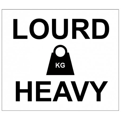 Etiquettes lourd (heavy)
