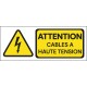 Panneau attention cables entérres HT
