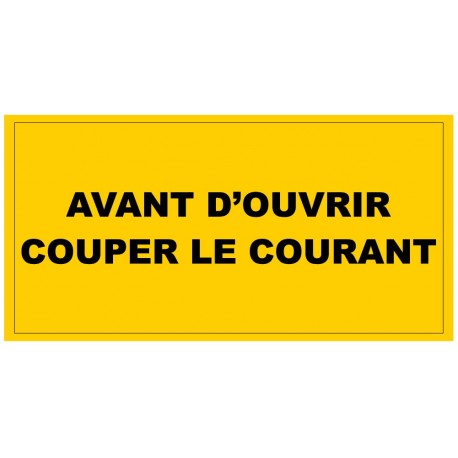 Panneau danger ne pas enclencher travail en cours