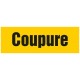 Panneau coupure