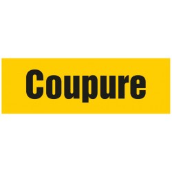 Panneau coupure