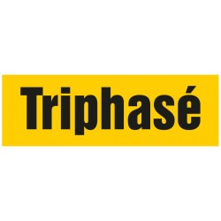Autocollant triphasé
