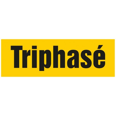 Autocollant triphasé