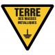 Autocollant prise terre des masses metaliques