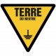 Autocollant prise terre neutre