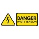 Panneau danger haute tension