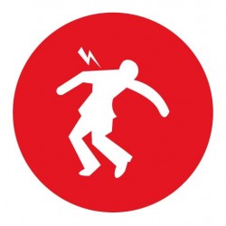 Panneau haute tension