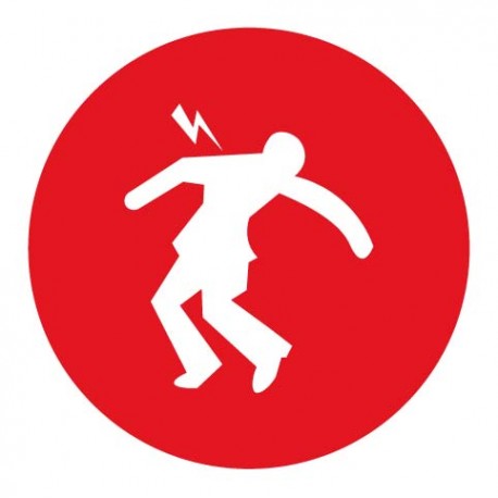 Panneau haute tension