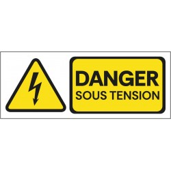 Picto danger sous tension