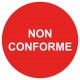 Pastille non conforme