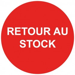 Etiquette retour au stock