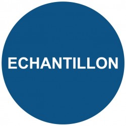 Etiquette échantillon