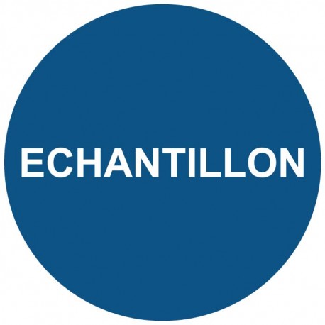 Etiquette échantillon