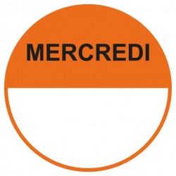 Etiquette mercredi