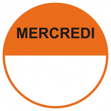 Etiquette mercredi