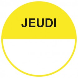 Etiquette jeudi