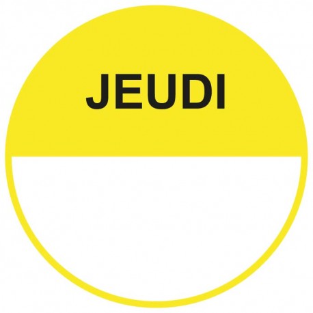 Etiquette jeudi