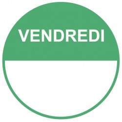 Etiquette vendredi