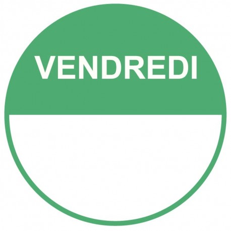 Etiquette vendredi