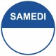 Etiquette samedi