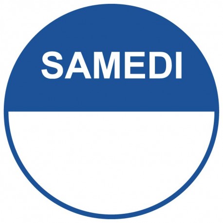 Etiquette samedi