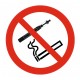 Panneau zone non fumeur