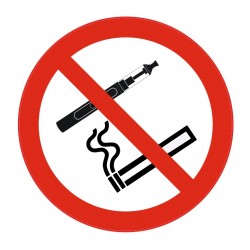 Panneau zone non fumeur