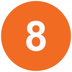 Etiquette Pastille huit