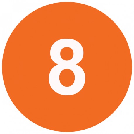 Etiquette Pastille huit