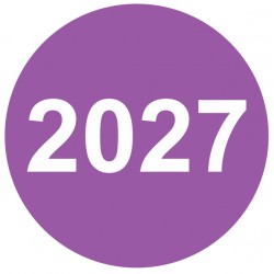 Etiquette Pastille 2027