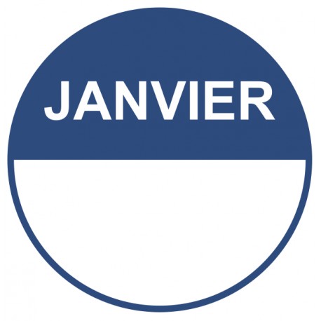 Etiquette rouleau janvier Etiquette rouleau janvier