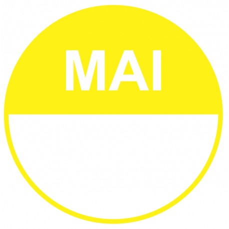 Etiquette rouleau mai