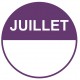 Autocollant rouleau juillet