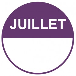Autocollant rouleau juillet