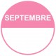 Autocollant rouleau septembre