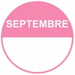 Autocollant rouleau septembre