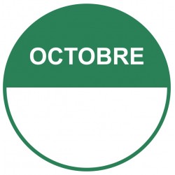 Autocollant rouleau octobre