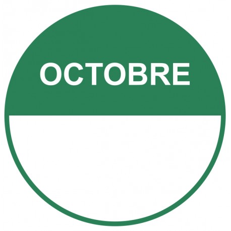 Autocollant rouleau octobre Autocollant rouleau octobre